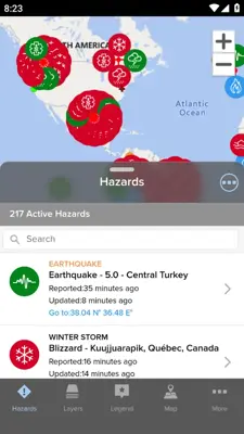 Disaster Alert android App screenshot 0