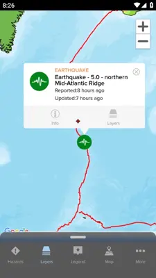 Disaster Alert android App screenshot 8